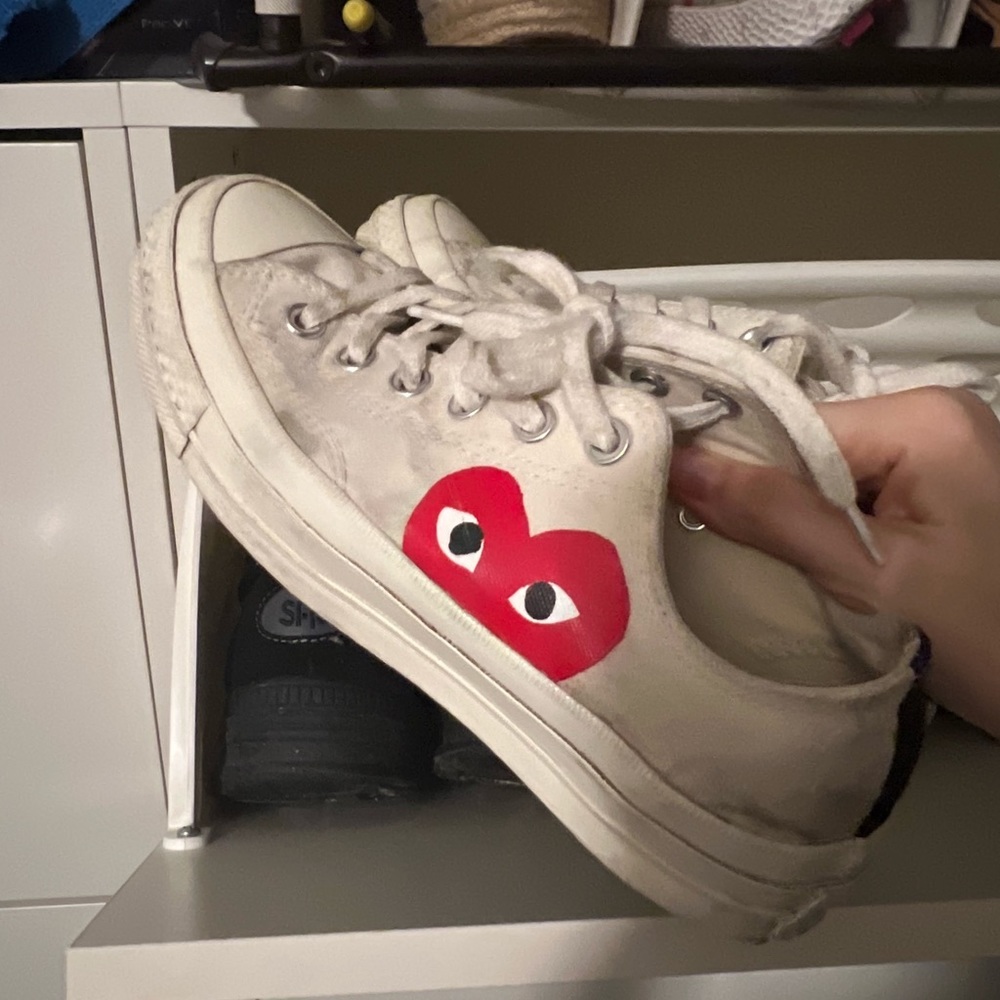 Comme de garçons heart sneakers